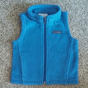 Columbia Vibrant Blue Fleece Vest